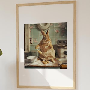 Bunny Kaninchen Wand Kunst Druck Waldtier Kinderzimmer Dekor druckbare digitaler Download Tier Wandkunst Kinderzimmer Dekor Galerie Wand Wohnzimmer