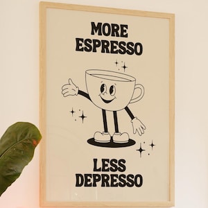 Gifts Couples And Coffee Bar Lovers Ideas Trendy Art Print Kitchen Decor for Coffee Lovers Barista Art Print Coffee Corner Digital Download