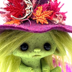 Autumn Moon Witch Pixie Trollfling “Bellamy” by Amber Matthies