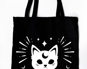 Celestial Cat Tote Bag