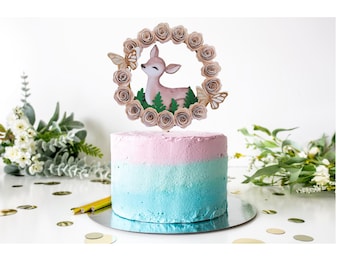 Woodland Cake Topper