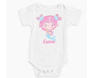 Mermaid Baby Body Suit