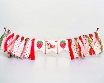 Strawberry High Chair Banner