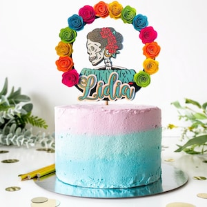 Adorno para tarta del Día de los Muertos