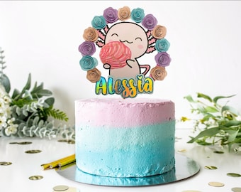 Axolotl Cake Topper