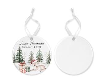 First Christmas Woodland Ornament