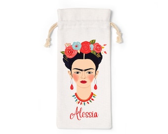 Personalized Frida Wine Bag