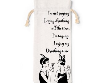 Flapper wine bag