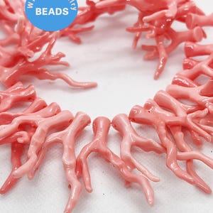 10 pezzi di corallo grezzo, conchiglia rosa, corallo rosso, rami di corallo rosso, albero grezzo, forma libera, dettagli realistici fatti a mano, ciondolo con ciondolo, orecchini particolari