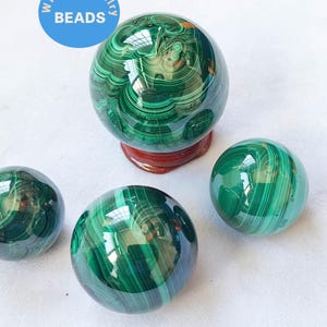 Large Gemstone AAA Malachite Sphere, 20-100mm(4&quot;) 1pcs Green Malachite Spheres, Malachite Spheres, Natural Malachite,Malachite Round ball