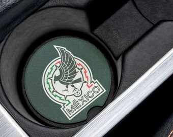Dessous de verre de la Fédération mexicaine de football, accessoire auto en pierre ollaire