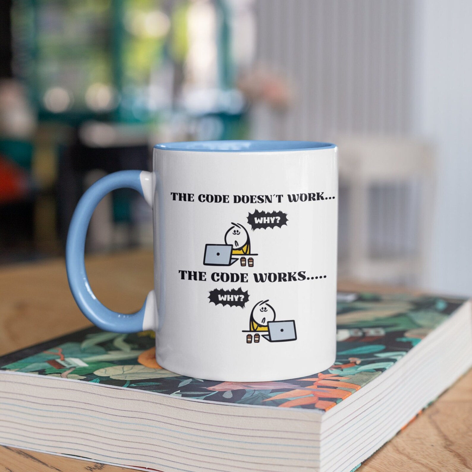 The Code Works Funny Programmer Mug: the Code Works, IT Gift - Etsy