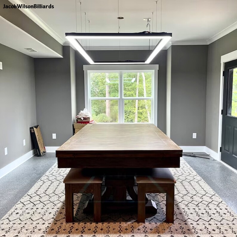 7', 8', and 9' Perimeter Billiard Lighting for Pool Tables Pendant