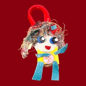WALNUT DOLL 1 - original handmade doll