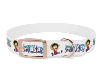 One Piece Dog Collar, Luffy/Anime dog Collar, Gift for gamers, Luffy Merch