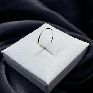 Solid Gold Pure 9ct Ring, Thin Dainty Band, 375 Fully Solid Yellow Gold, Minimalist Handmade Jewelry, Solid Gold, wedding band, wedding ring