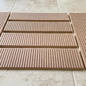 Custom size 1/2&quot; Slat Design Cabinet Doors: Modern 3D MDF Replacement Doors, vanity door