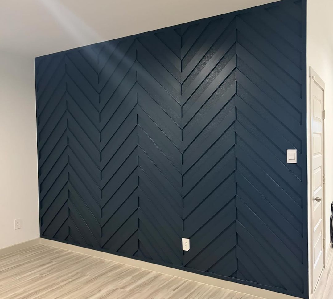 Pre-cut Accent Wall Panels, Ready to Install, Modern Accent Wall ...
