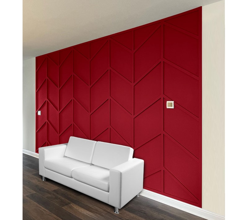 Precut MDF Accent Wall Panels Kit, Ready to Install, Accent Wall