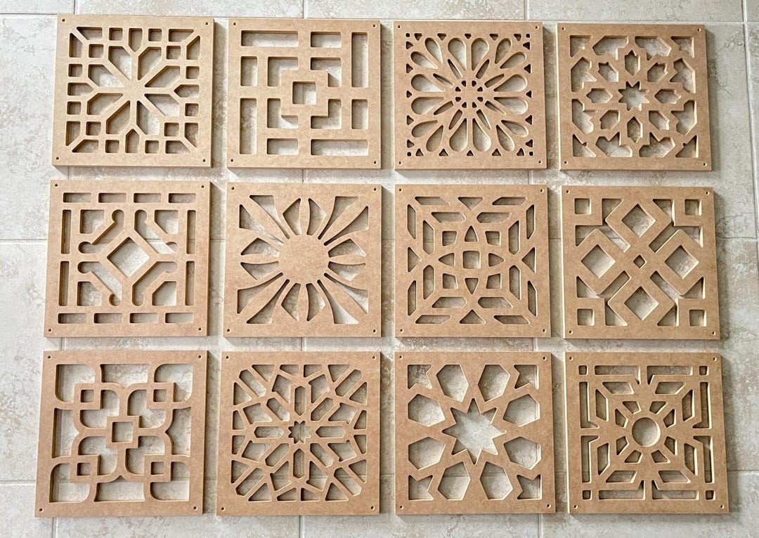 Vent Panel Patterns Custom Size Air Vent Cover for Wall, Ceiling, Air Vent, Return Air ...