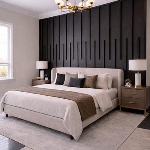pre-cut MDF wall panels, square grid wall paneling, modern accent wall, wall paneling for living room, bedroom feature wall panels, black wall panels, contemporary wall decor, easy install wall panels, unpainted MDF panels, bathroom accent wall, MDF wall panels, geometric wall decor, chevron wall panels, DIY wall paneling kit, unpainted MDF panels, modern accent wall, powder room wall decor, custom wall panels, 3D wall design, chevron accent wall, DIY bathroom remodel, wall panel kit MDF