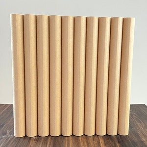 Reeded accent wall panels, 1 in Wide Reeds, reeded panels for bars, kitchen Islands, Vanity, drawer fronts, tv, Custom overlay Reeded panels