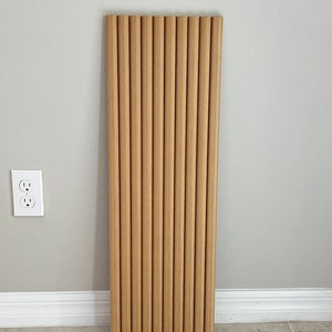 Kitchen Island Reeded wall panels, Reeds 1 in, Custom size Reeded panels for Cabinets, Vanity, Tambour Wall Panels, Overlay panel, MDF panel