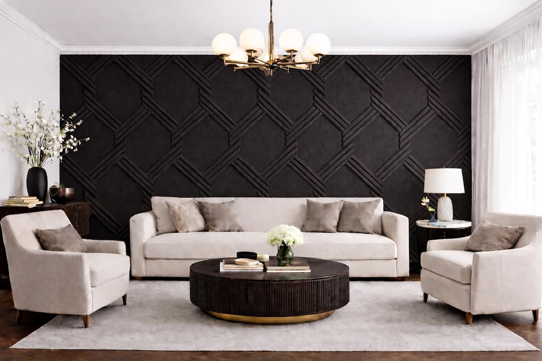 Modern Luxury Accent Wall Panels, Ready to Install, 3D Accent Wall ...