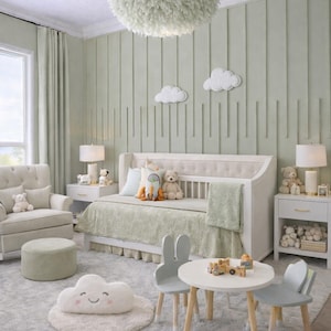 nursery wall panels, nursery accent wall, baby room wall decor, nursery wall molding, MDF wall panels, baby room accent wall, 3D wall panels, DIY nursery decor, pre cut wall panels, slat wall panels, nursery wall trim, crib accent wall, baby boy nursery decor, baby girl nursery decor, neutral nursery decor, nursery wall paneling, modern nursery design, decorative wall molding, nursery feature wall, kids room wall decor, nursery DIY wall, handmade wall panels, ready to install wall panels