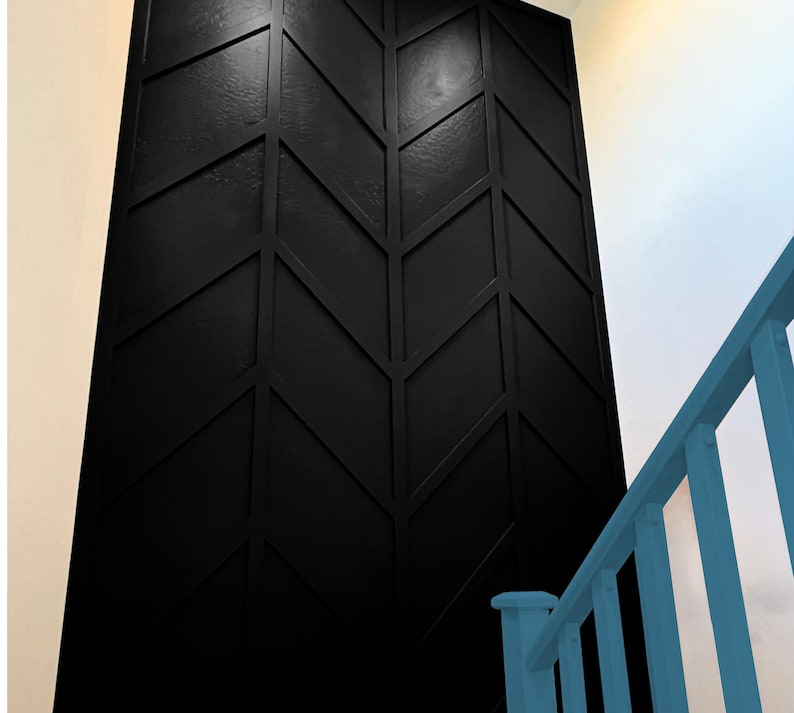 Custom Size Accent Wall Kit, Ready to Install, DIY Modern Accent Wall