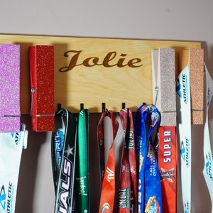 Engraved Medal Award Holder Cheer Metal Holder Cheerleading Award Holder Dance Gift Cheerleader Gift Cheer Award Holder Cheer Bag Cheer Pins