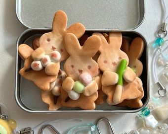 customizable miffy cookie clay pin