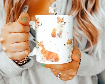 Corgi-mugg, Corgi-present, Corgi-kaffemugg, Corgi-älskare, Corgi, Corgi-present, hundmamma, hund, present till honom, present till henne, Pembroke Welsh Corgi