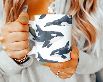 Orca Mug, Orca Gifts, Killer Whale Mug, Orca Gift Ideas, Mothers Day Gift, Animal Lovers Gift, Gifts for Women, Gift for Men, Orca Lover