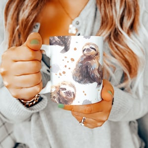 Sloth Mug, Sloth Gifts,  11oz Mug, Sloth Gift Ideas, Mothers Day Gift,  Animal Lovers Gift, Gifts for Women, Gift for Men, Sloth Lover, Gift