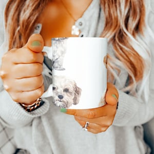 Taza de perro habanés, regalo de habanés, taza de café de habanés, amante de los perros habanés, habanés, regalo para amantes de los perros, mamá de perro, papá de perro, regalo para ella, regalo