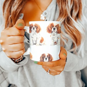 Cavalier King Charles Spaniel Mug, King Charles Dog Gift,  Animal Mug, King Charles Gift Ideas,  Dog Lovers Gift, Dog Mom, Dogs, Gift, Dogs