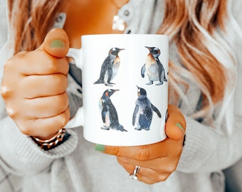 Penguin Mug, Penguin Gifts, Penguin Mug, Penguin Gift Ideas, Mothers Day Gift, Animal Lovers Gift, Gifts for Women, Gift for Men, 11oz Mug