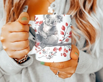 Koala Mug, Koala 11oz Mug, Koala Gifts, Koala Teacup, Koala Lover, Koala Coffee Mug, Koala Presents, Gifts for Her, Gift for Him, 11oz Mug