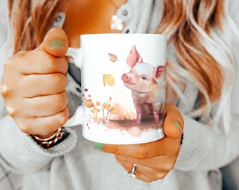 Pig Mug, Pig Gifts, 11oz Mug, Pig Gift Ideas, Mothers Day Gift Basket, Animal Lovers Gift, Gifts for Women, Gift for Men, Gift, Pig Lover