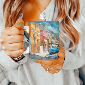 Lima Coffee Mug, Lima Gift, Lima Cup, Lima Teacup, Lima Painting Mug, Lima Lover, Lima, 11oz Mug, Gift For Mom, Peru Souvenir, Gift For Her