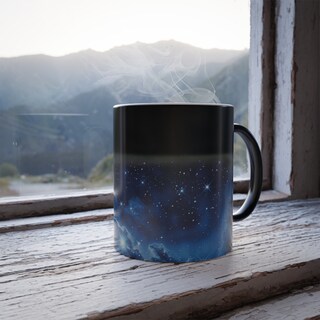 Tazza In Porcellana Dunoon Glencoe 'Night Sky' - 500 Ml, Educativa Con Stelle E Costellazioni, Lavabile In Lavastoviglie