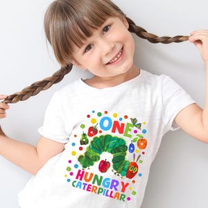 One Hungry Caterpillar Transparent Clipart PNG Digital Download