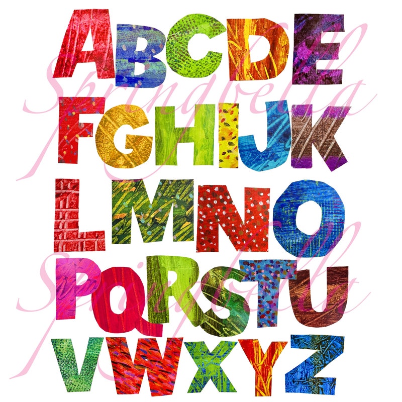 Hungry Caterpillar Alphabet Fonts Etsy Hungry Caterpillar Alphabet Fonts Etsy
