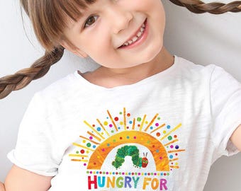 The Very Hungry Caterpillar - Hungry for Learning Clipart PNG  Digital Download