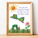 Just When the Caterpillar.. Nursery Poster Digital Download 2 PNG File ...