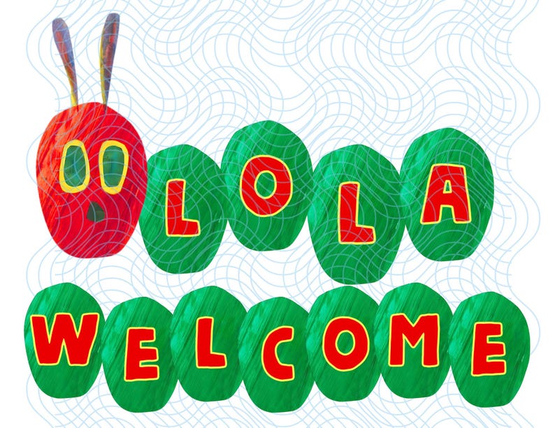 Hungry Letters The Very Hungry Caterpillar Alphabet Letters Clipart Set Classroom ...