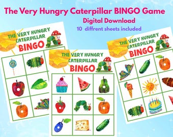 The Very Hungry Caterpillar BINGO Game Digital Download