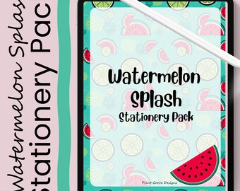 Wassermelonen Sommer Planer Printable: To-Do Listen, Wöchentliche & Monatliche Seiten (Digitaler Download)