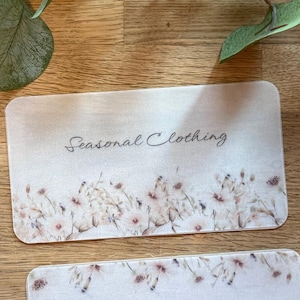 Vellum Cash Envelope Inserts | 7x4 Budget Binder Envelopes | Cash Stuffing Aesthetic | Boho Floral Cash Envelopes for A6 Binder